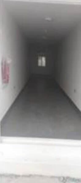 Finished modular interior corridor